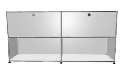 USM Haller Sideboard 2 Schubladen und 2 Offen Reinweiß - FAST DELIVERY